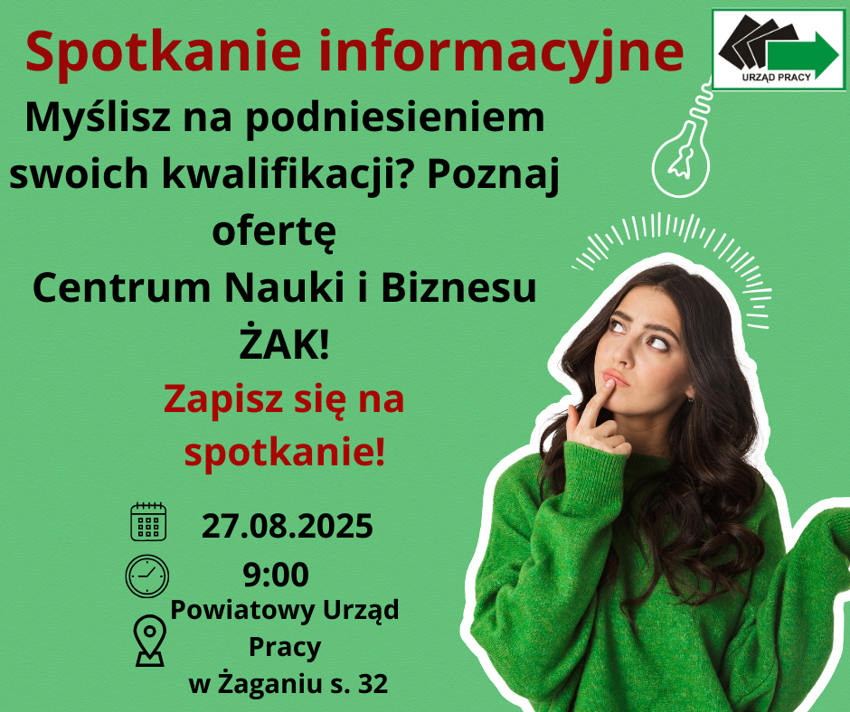 Zdjęcie artykułu Spotkanie informacyjne dotyczące oferty edukacyjnej Centrum Nauki i Biznesu ŻAK