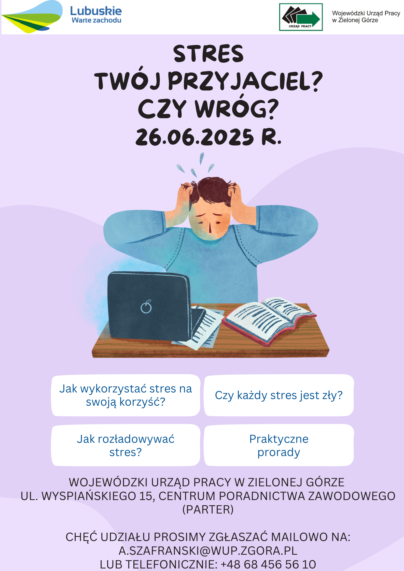 Zdjęcie artykułu Porada grupowa  „Stres – twój przyjaciel czy wróg?”
