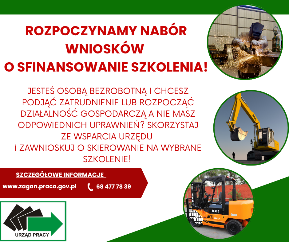 Zdjęcie artykułu Nabór wniosków o sfinansowanie szkolenia