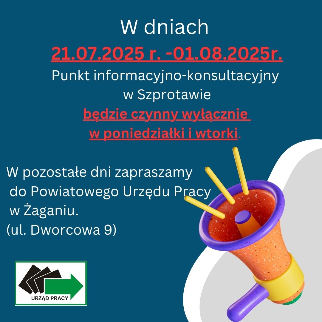 Zdjęcie artykułu Punkt informacyjno-konsultacyjny  w Szprotawie